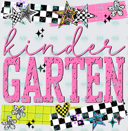 Kindergarten (stars)-Ready Press DTF Transfers