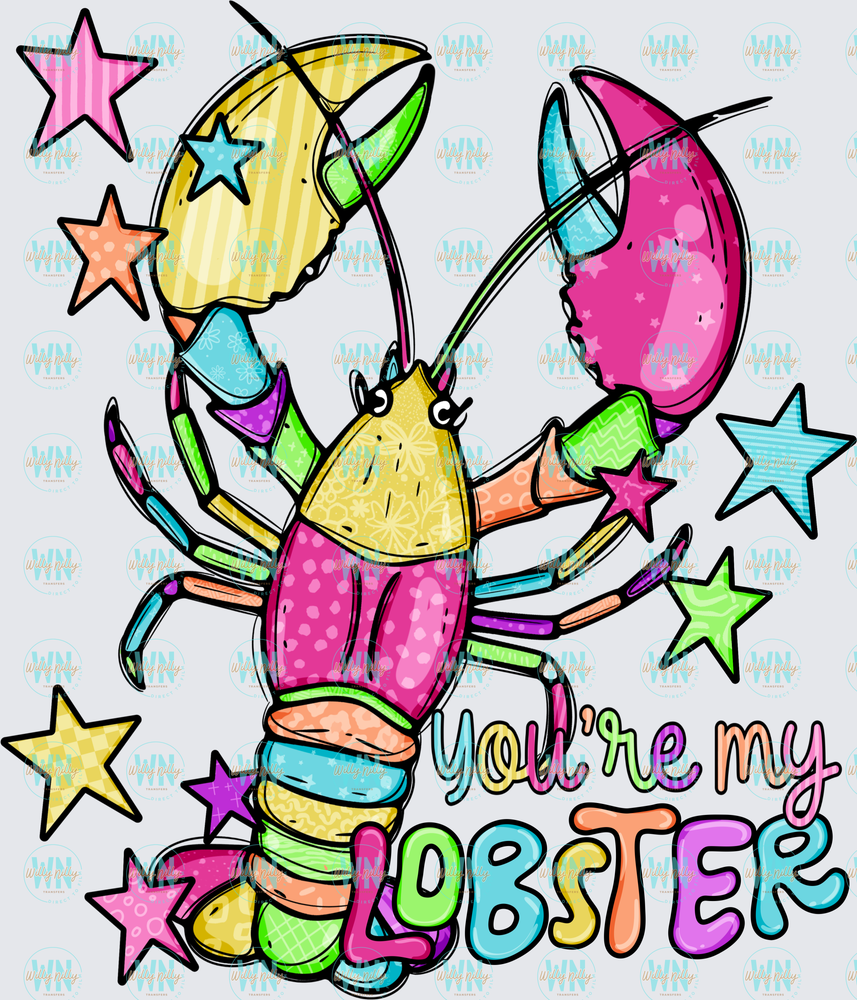 You’re My Lobster-Ready to Press DTF Transfer