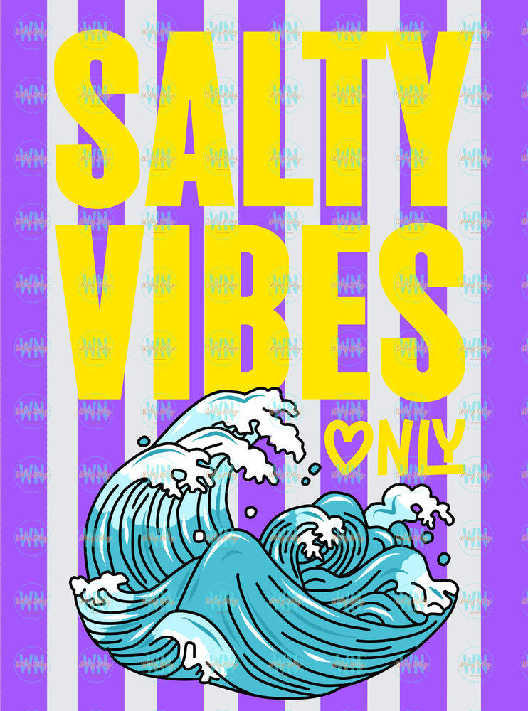 Salty Vibes (purple)-Ready to Press DTF Transfer