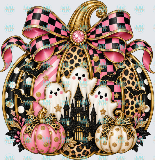 Spooky Pumpkin but Make it Cute-Ready to Press DTF Transfer