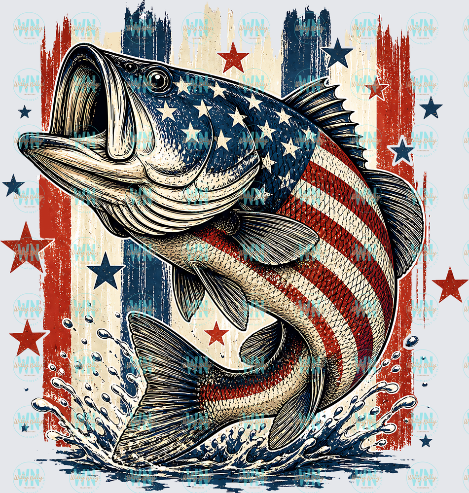 Freedom Bass-Ready to Press DTF Transfer