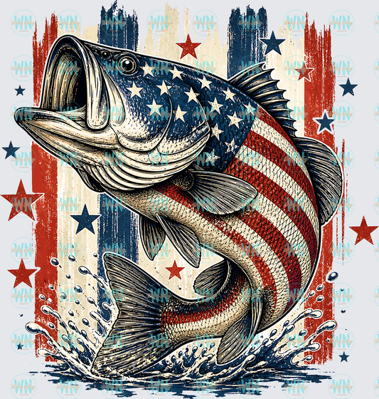 Freedom Bass-Ready to Press DTF Transfer