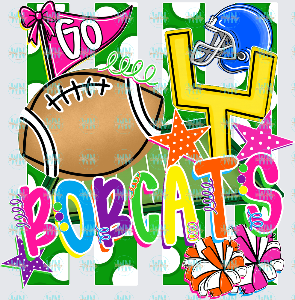Go Bobcats-Ready to Press DTF Transfer