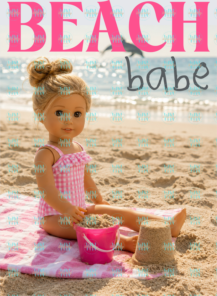 Beach Babe blond-Ready to Press DTF Transfer