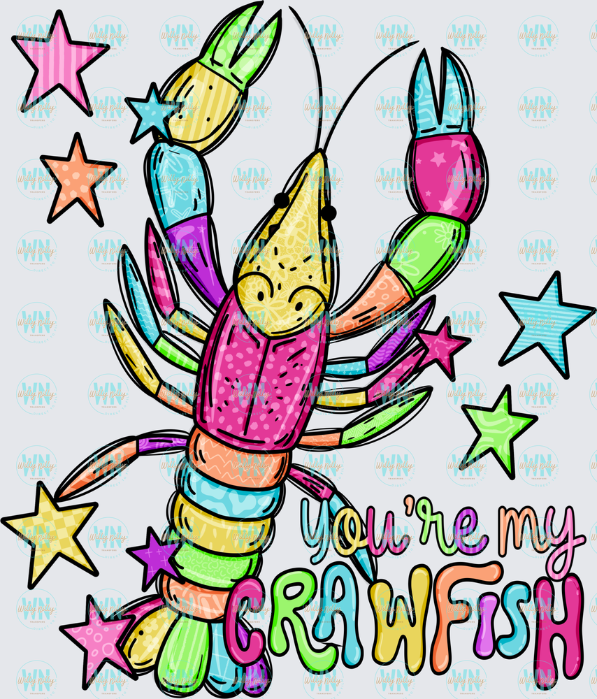 You’re My Crawfish-Ready to Press DTF Transfer