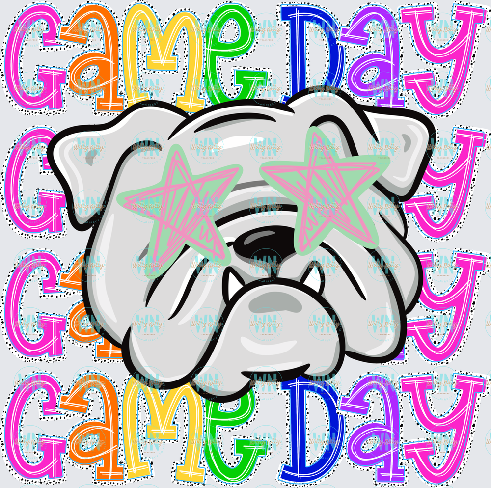 Game Day (Bulldog)-Ready to Press DTF Transfer