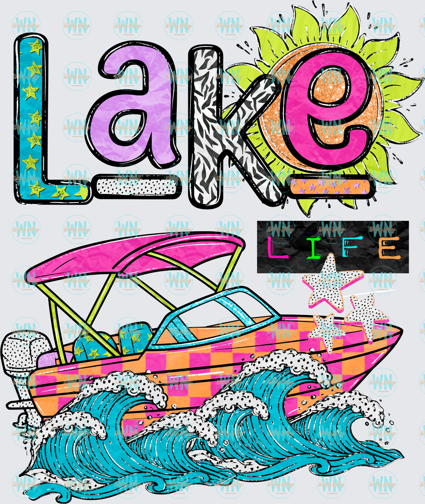 Lake life boat
