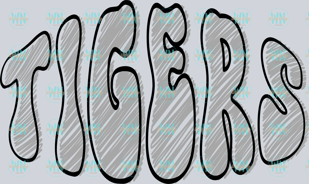 Sketch tigers