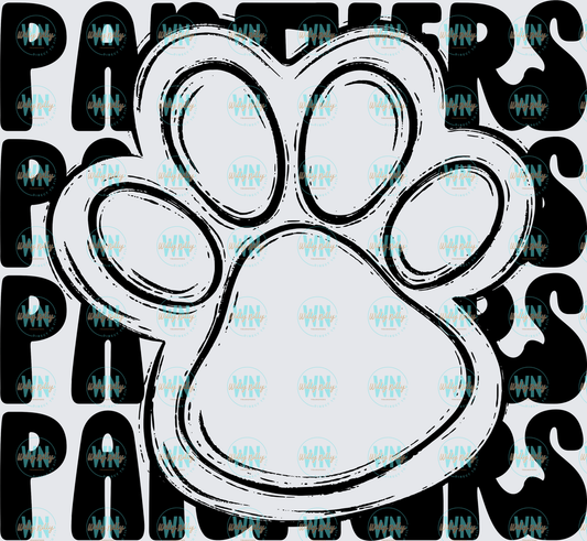 Panthers (pawprint)-Ready to Press DTF Transfer