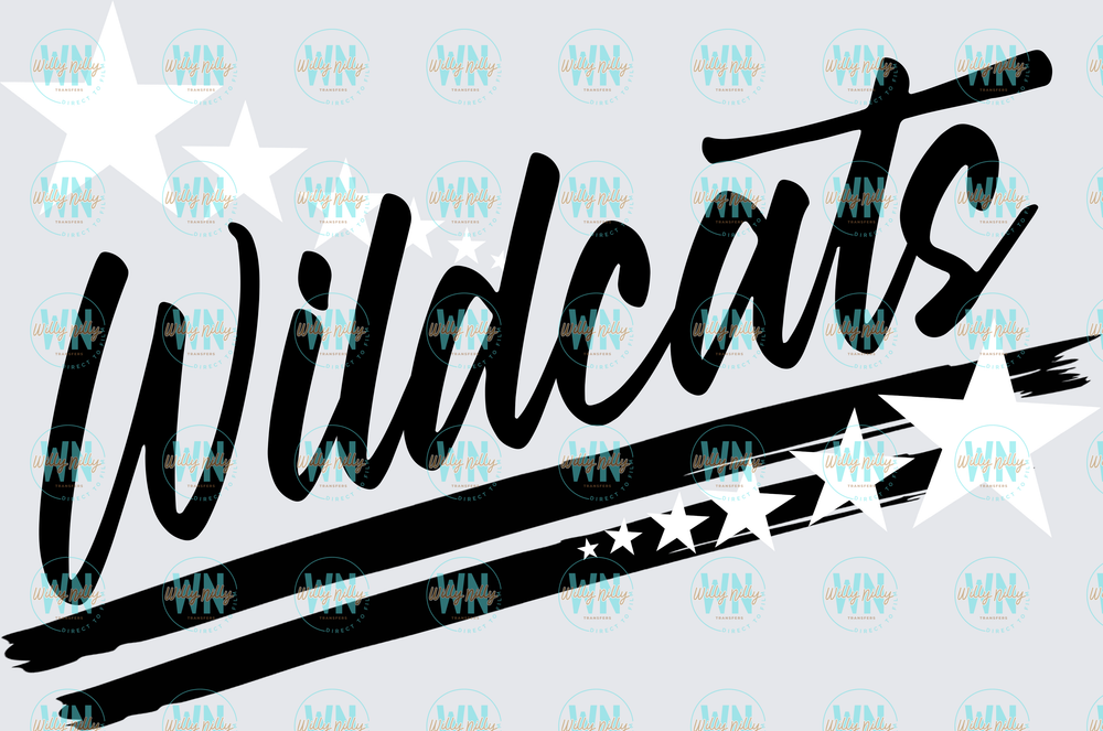 Wildcats (spirit stars)-Ready to Press DTF Transfer