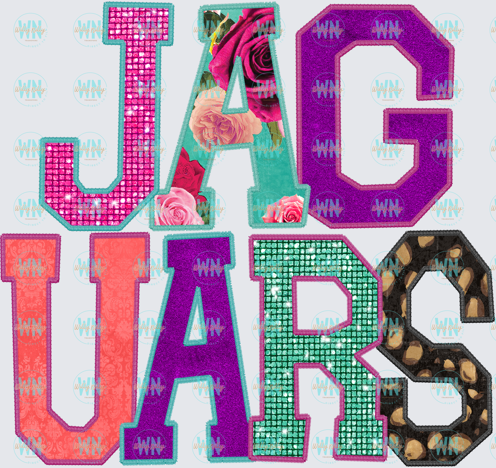Jaguars-Ready to Press DTF Transfer