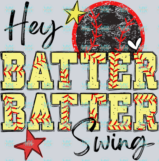 Softball Batter Swing