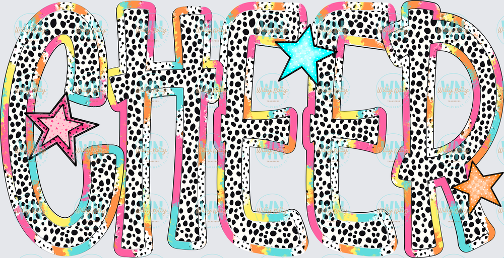 Cheer (dottie brights)-Ready to Press DTF Transfer
