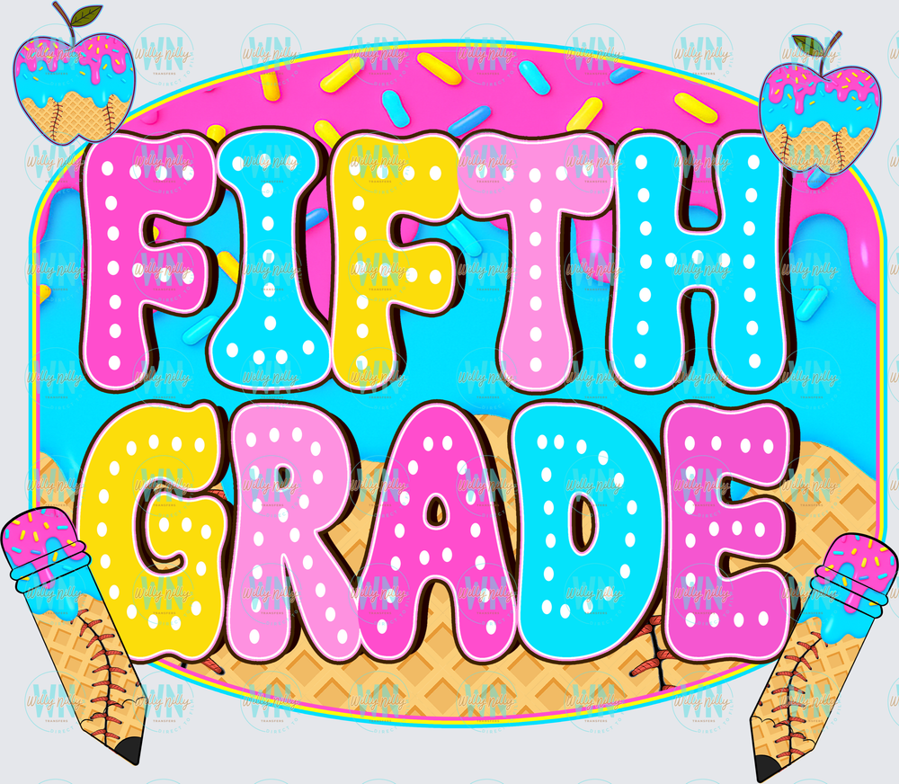 Fifth Grade (sweet)-Ready to Press DTF Transfer
