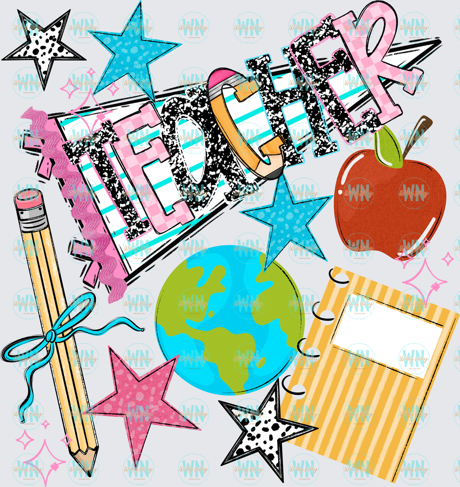 Teacher (back to school)-Ready to Press DTF Transfer