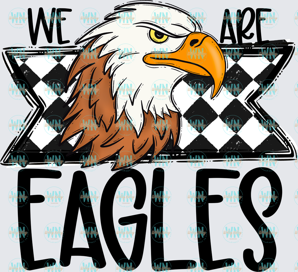 We Are Eagles (mascot)-Ready to Press DTF Transfer