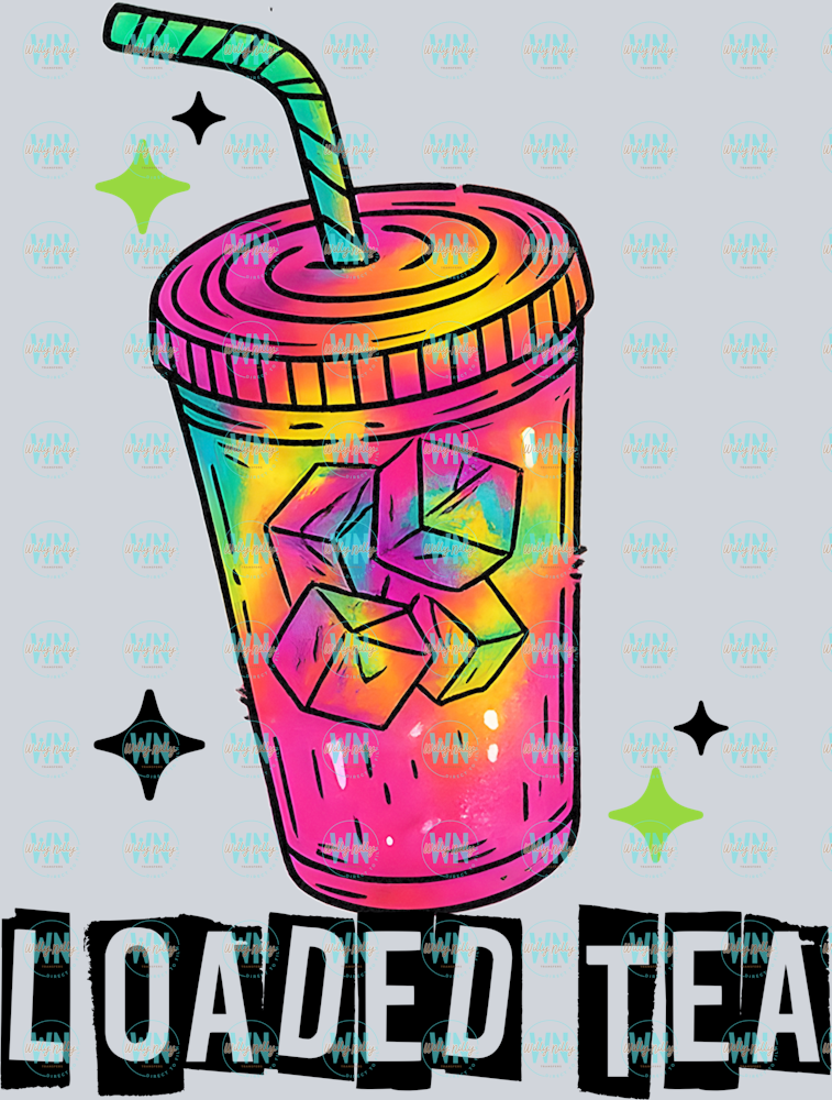 loaded tea front
