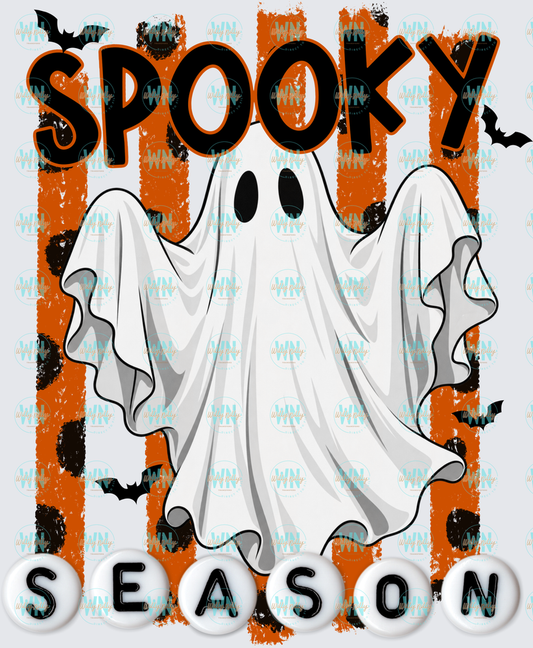 Spooky Season Ghost-Ready to Press DTF Transfer